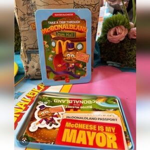 TEN MAYOR MCCHEESE ONLY McDonald's Tins  ALL Mayor McCheese New Unopened